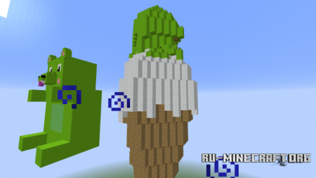  Burning Map - Sweets  Minecraft