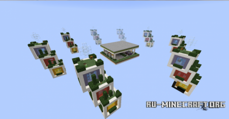 Скачать Modern Cube Skywar для Minecraft