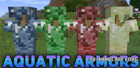  Aquatic Armors  Minecraft 1.12.2