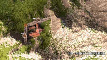  Asperia Builds - Mountain Fortress  Minecraft