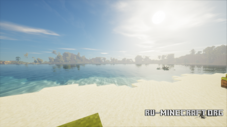 Скачать Mountain with Lake and River для Minecraft