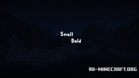 Скачать Small and Bold [8x] для Minecraft 1.12