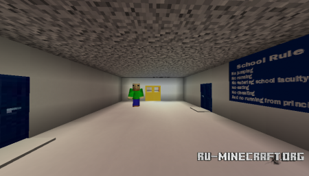  Baldi's Basics in Find the Button  Minecraft