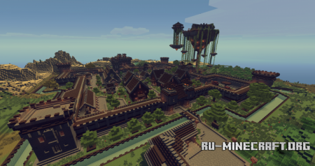 ������� Mine-Venture - Medieval Fantasy Town ��� Minecraft