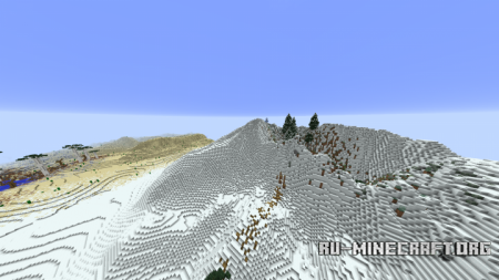 ������� 1000x1000 Terrain - Colliding Biomes ��� Minecraft