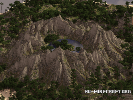Скачать Isle of Sentar - Tropical Crater Island для Minecraft