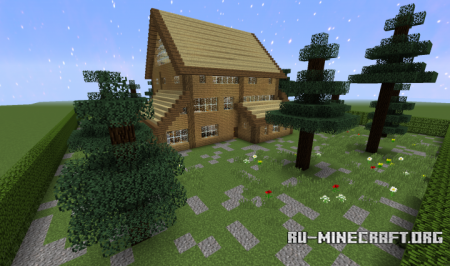  Country Log Cabin Property  Minecraft