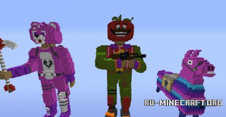 ������� Burning Map: Fortnite Edition ��� Minecraft