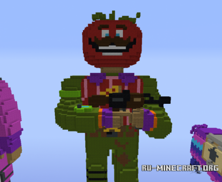 ������� Burning Map: Fortnite Edition ��� Minecraft