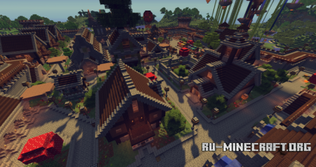 ������� Mine-Venture - Medieval Fantasy Town ��� Minecraft