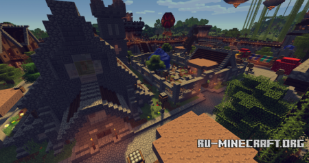 ������� Mine-Venture - Medieval Fantasy Town ��� Minecraft