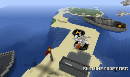 ������� Chinese Artificial Island Naval Base ��� Minecraft