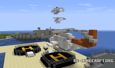 ������� Chinese Artificial Island Naval Base ��� Minecraft