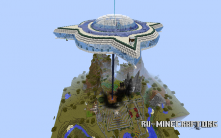 ������� 2B2T UFO base ��� Minecraft