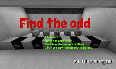 ������� Find The Odd ��� Minecraft