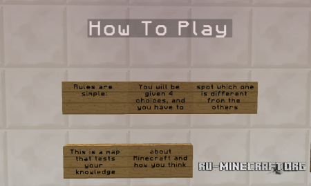 ������� Find The Odd ��� Minecraft