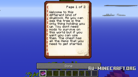 ������� Sky Block 3.0 ��� Minecraft
