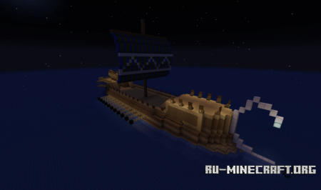 ������� Liburna - a Roman warship ��� Minecraft