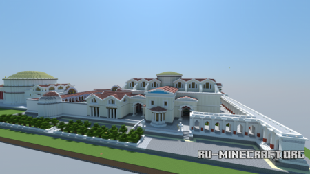 Скачать Roman Pantheon w Baths of Agrippa для Minecraft