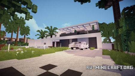 Скачать Whiteness - Modern House для Minecraft