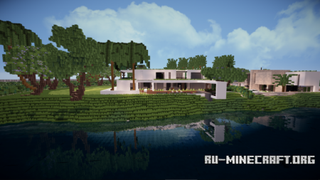 Скачать Whiteness - Modern House для Minecraft