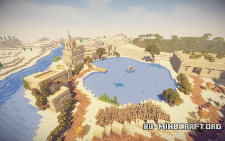 Sandra, the Desert Oasis Town  Minecraft
