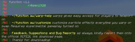 Скачать Admin Warp для Minecraft PE 1.10