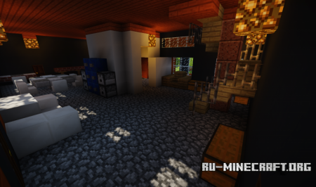������� Gray and Orange Cable Country Home ��� Minecraft