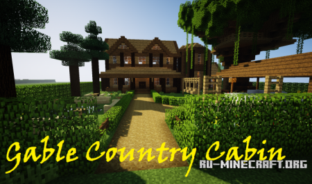  Gable Country Cabin  Minecraft