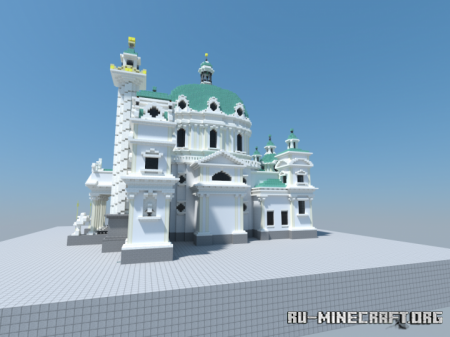 ������� Karlskirche Vienna, Austria ��� Minecraft