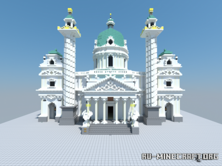 ������� Karlskirche Vienna, Austria ��� Minecraft
