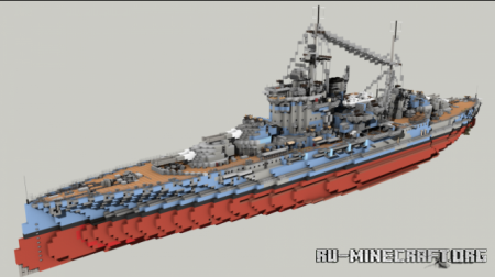 ������� British Battleship HMS Warspite ��� Minecraft