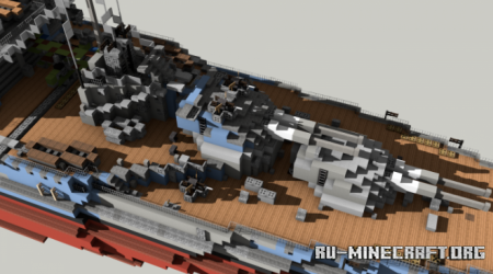 ������� British Battleship HMS Warspite ��� Minecraft