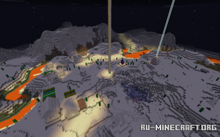  Fire Lake Survival World  Minecraft