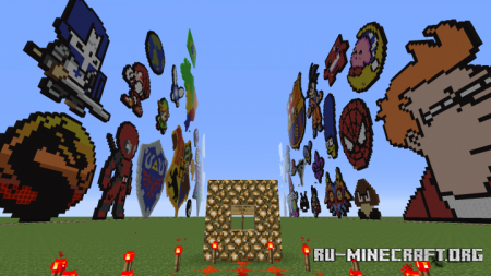 ������� Podcast Pixel Art ��� Minecraft