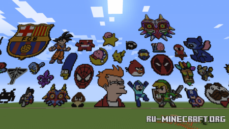 ������� Podcast Pixel Art ��� Minecraft