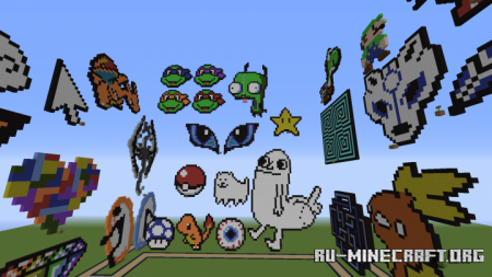 ������� Podcast Pixel Art ��� Minecraft