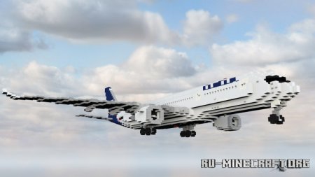 ������� Airbus A350-900 ��� Minecraft