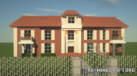  New Brick Styled Mansion  Minecraft