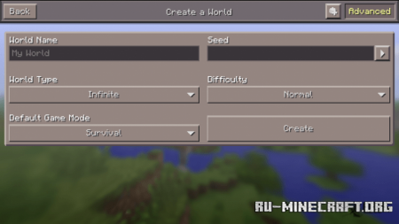  Old Days UI DX  Minecraft PE 1.13
