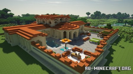 Скачать Italian Villa by SNURFx для Minecraft