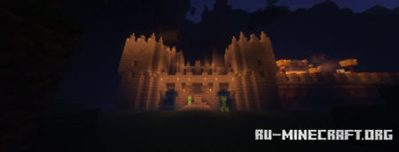Скачать Survival Castle with Custom Village для Minecraft