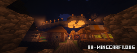Скачать Survival Castle with Custom Village для Minecraft
