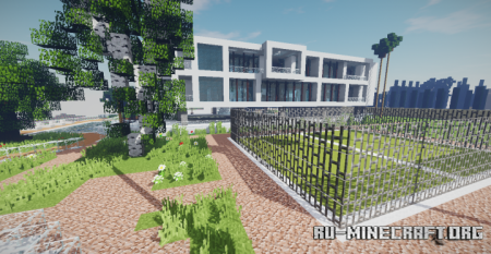 ������� Modern Mansion Beverly Hills 3 ��� Minecraft