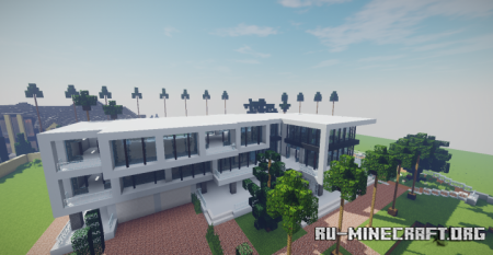 ������� Modern Mansion Beverly Hills 3 ��� Minecraft