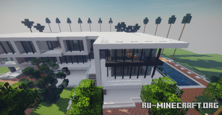������� Modern Mansion Beverly Hills 3 ��� Minecraft