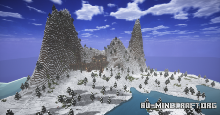 ������� Nordic Island Town ��� Minecraft