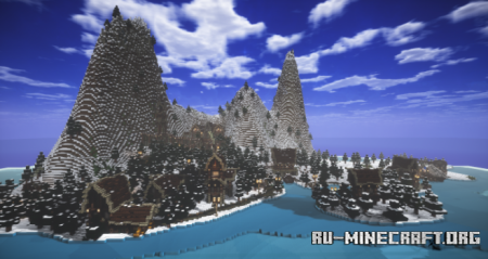 ������� Nordic Island Town ��� Minecraft