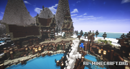 ������� Nordic Island Town ��� Minecraft
