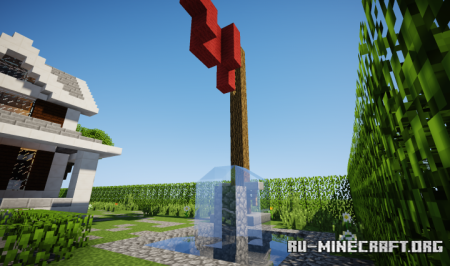 Скачать White Turret Gable Country Home для Minecraft